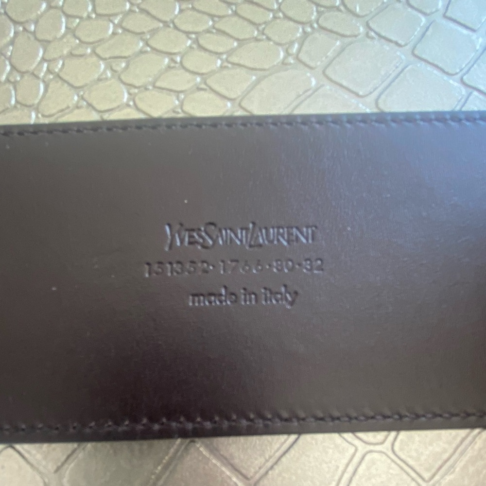 AUTHENTIC Yves Saint Laurent oversized belt. - Picture 3 of 5